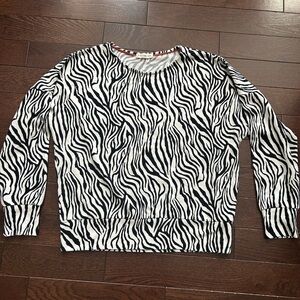 Zebra Print Sweater